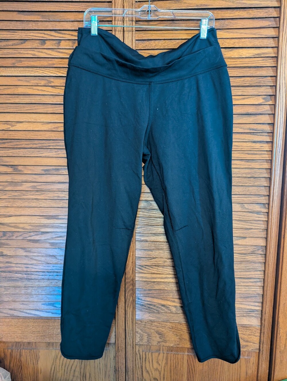 Lululemon Black Dual Waistband Athletic Pants Size 10 Women's